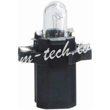 Z53 - M-TECH bulb BX8.5d 12V/1.2W BLACK CLEAR