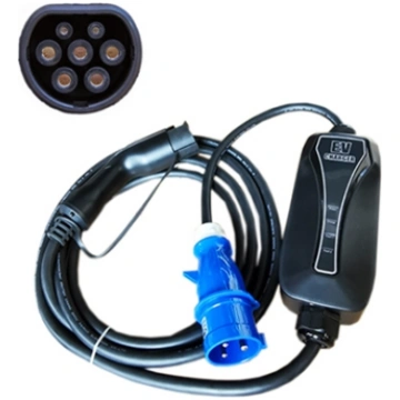 Electric car charger Type 2 - CEE, 6-32A, 7.2kW, 1