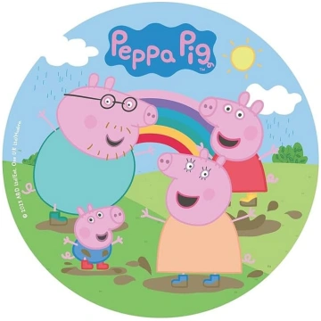 Dekora, Peppa Pig Ēdami vafeļu papīrs Dzimšanas di