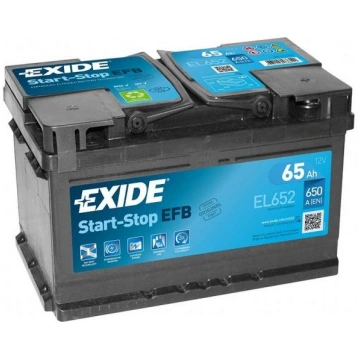 EXIDE EL652 EFB 65Ah 650A (EN) 12V akumuliatorius 