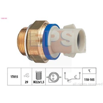 EPS 1850165 Termoslēdzis, Radiatora ventilators