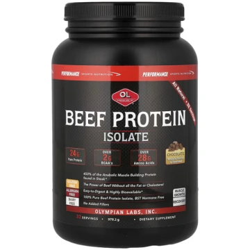 Olympian Labs, Beef Protein Isolate, Chocolate, 97
