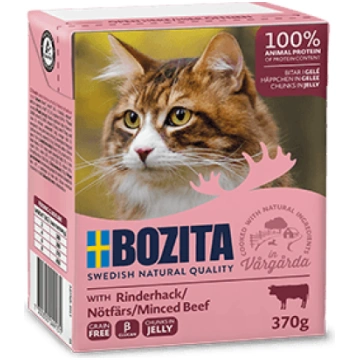 Bozita Minced Beef Jelly 370g - Bezgraudu gaļas ga