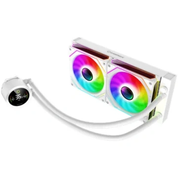 Gamemax CPU Liquid Cooler ICEBURG 240 DIGITAL WH W