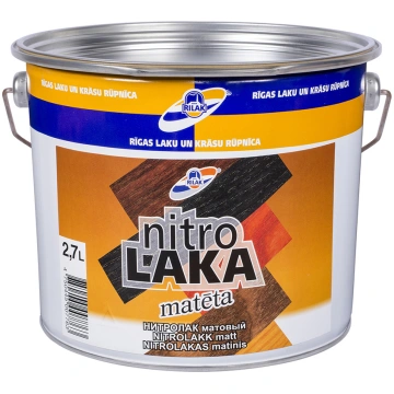 Nitrolaka RILAK Pusmatēta 2.7L