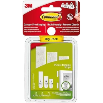 Command Picture Hanging Strips Value Pack - 8 pāri