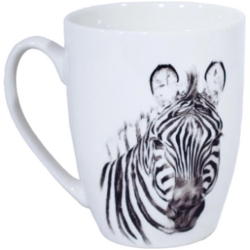 KETLER Krūze keramiska 350ml, Zebra (4750959140802