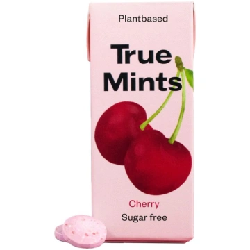 Ledenes TRUE MINTS ar ķiršu garšu, bez cukura