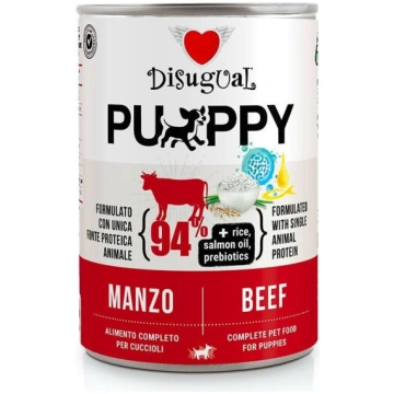DISUGUAL Cane Puppy Monoproteico Manzo Lattina 400