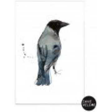 Zane Veldre Kartīte Vārna -Card-Crow