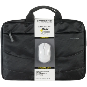 Tucano Idea 15.6 laptop case + mouse, black (BU-BI