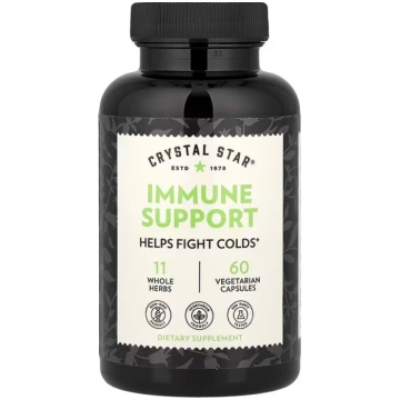Crystal Star, Immune Support, 60 Vegetarian Capsul