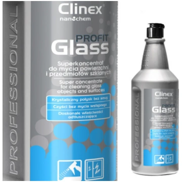 CLINEX PROFIT Glass 1L, efektīvs koncentrāts spogu