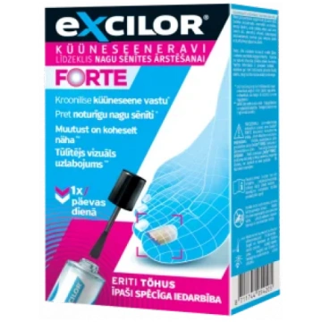 EXCILOR Forte lakas nagu sēnītes ārstēšanai 30 ml