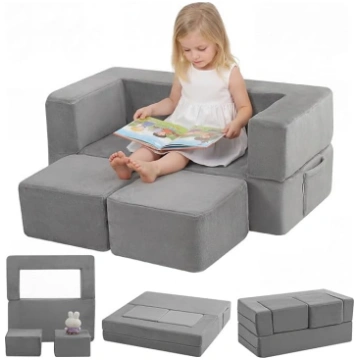 MeMoreCool Play Sofa, Foam Building Blocks for Chi