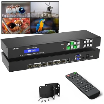 MT-VIKI HDMI matricas slēdzis 4 ieejas un 4 izejas