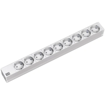 Bachmann 19" socket strip 9-way, without switch, A