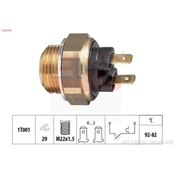 Termoslēdzis, Radiatora ventilators EPS 1.850.016