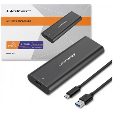 Qoltec 50312 storage drive enclosure SSD enclosure