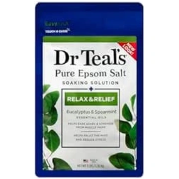 Dr. Teal"s Pure Epsom sāls mērcēšanas šķīdums rela
