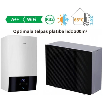 Daikin Altherma 3 H MT W, gaiss-ūdens siltumsūknis