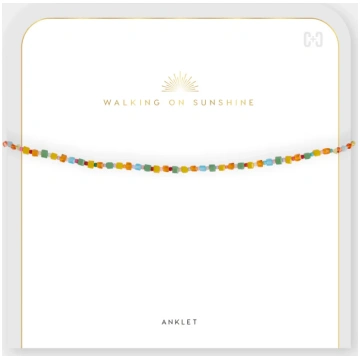 Coco & Carmen Ray of Sunshine Anklets Coco and Car