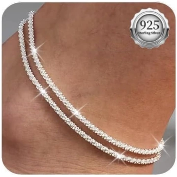 Kenivira Anklet sievietēm, Petite Layered Waterpro