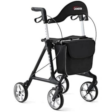 Rollator Viegls salokāms alumīnija rollators Īpaši