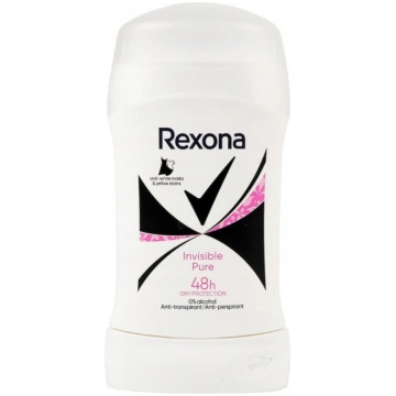 Rexona SZTYFT REXONA 40ML WOMEN INVISIBLE PURE AD-