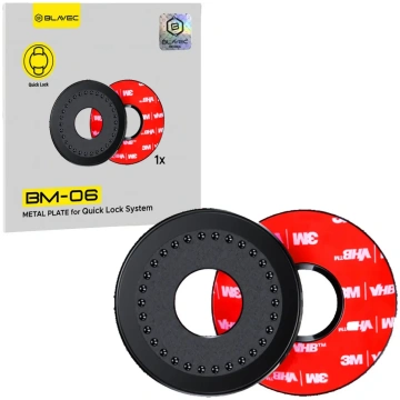 Blavec Quick Lock BM-06 ring handle plate, black U