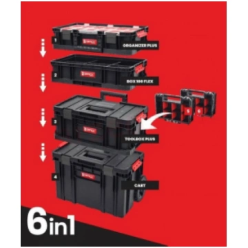 QBRICK SYSTEM TWO 6-in-1 SET 535 x 390 x 820 SKRZ 