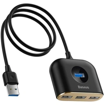 Baseus Square Round USB Adapteris USB 3.0 / 3x USB