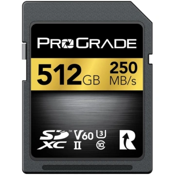 SD UHS-II 512 GB karte V60 - Ierakstīšanas ātrums 