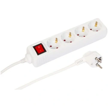 Pagarinātājs MicroConnect, 1.5 m, 4 ligzdas, ar sl