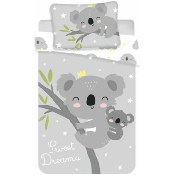 Kokvilnas gultas veļas komplekts 100x135 Koala lāc