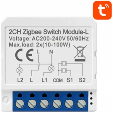 SMART SLĒDZIS MODULIS ZIGBEE AVATTO LZWSM16-W2 NAV