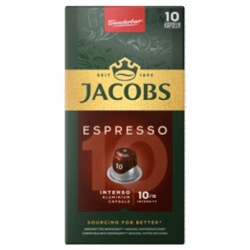 Kafijas kapsulas JACOBS Espresso Intenso 10x5,2g