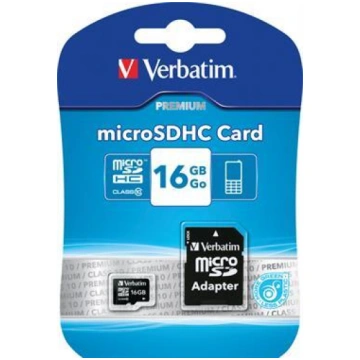 Verbatim memory card, microSDHC, 16 GB, Micro Secu