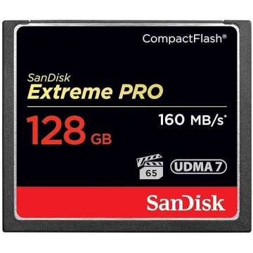 SANDISK SD CompactFlash Card 128GB Extreme Pro SDC