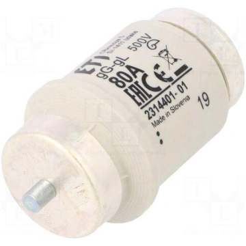 Fuse: fuse | gG | 80A | 500VAC | 500VDC | ceramic 