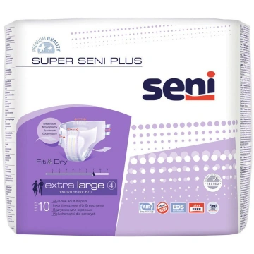 Autiņbiksītes Seni Super Plus, Extra large, 10 gab