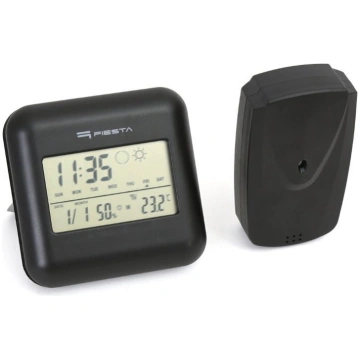 FIESTA digitālā laika stacija LCD telpu/āra, bezva