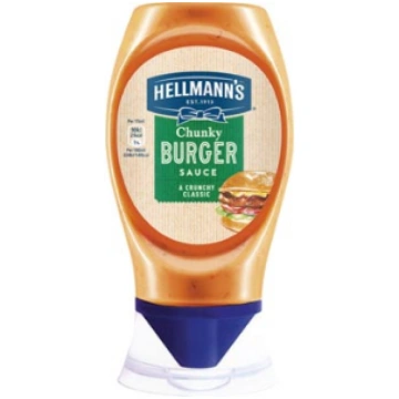 Mērce Hellmanns Chunky Burger 250ml