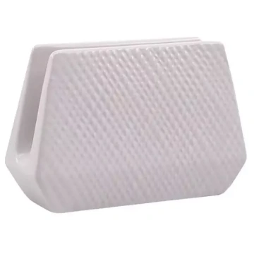 Galda salvešu turētājs, keramikas WHITE Mr-20002-4