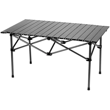 QWORK® Folding Camping Table, Travel Table, 95 x 5