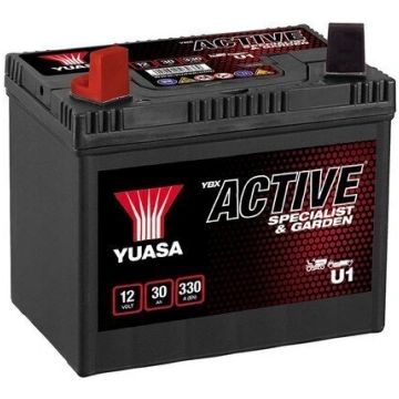 Akumulators Yuasa 30Ah LH Garden traktoriem