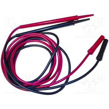 Test leads; Urated: 1kV; Inom: 30A; Len: 1.2m; ins