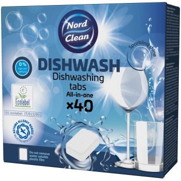 Tabletes trauku mazgājamajai mašīnai Nord Clean, 4