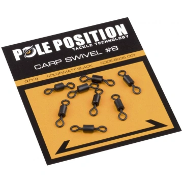 Pole Position griezulis melns CARP #8 8035-1