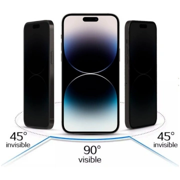 iLike Apple IPHONE 17 Tempered Privacy Glass Black